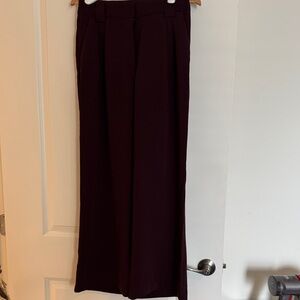 Express Burgundy Women's Trousers -6P